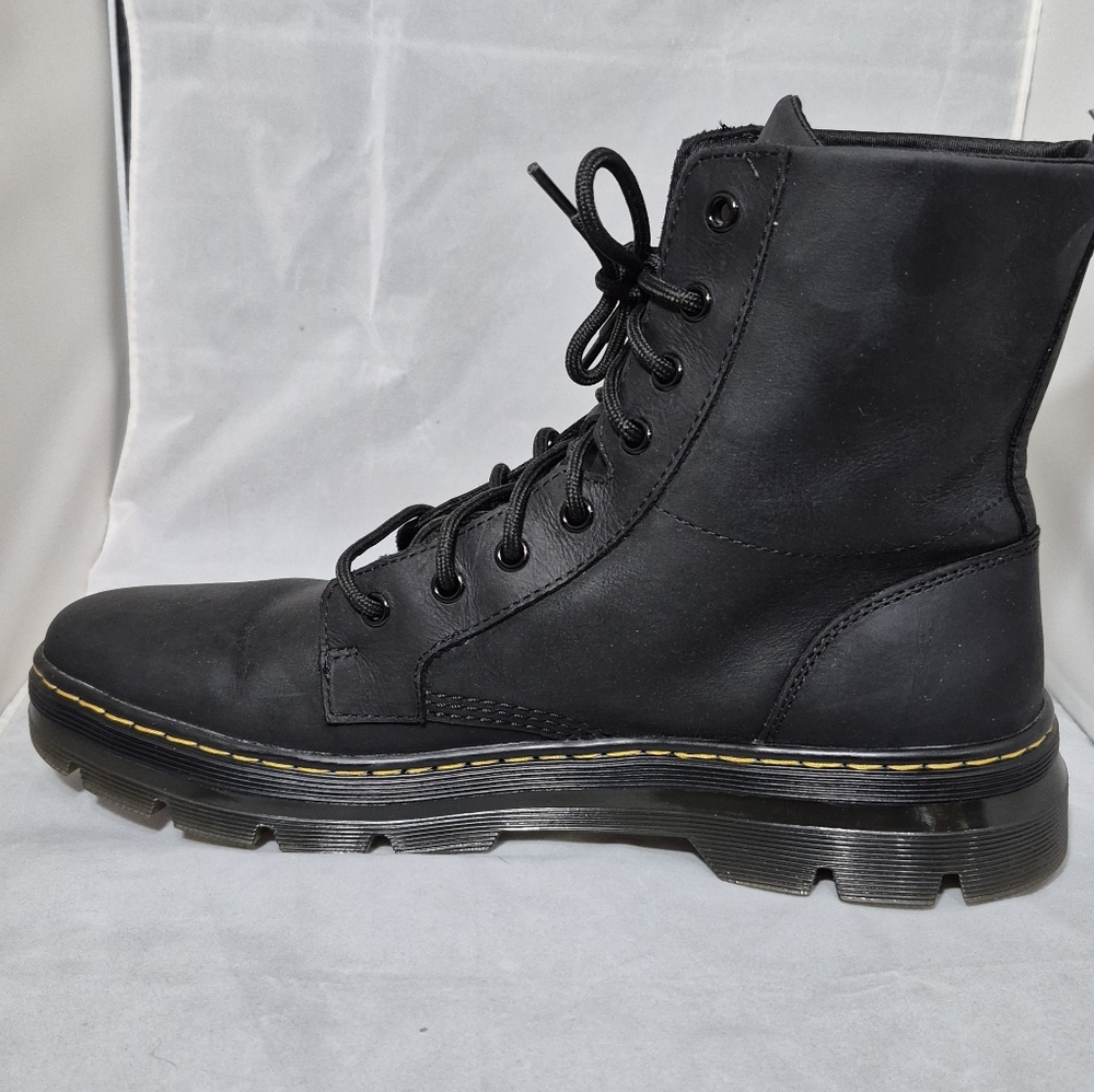 DR.MARTENS COMBS Leather Casual Boots 8 Eyelet Men's Size 13 - Picture 2 of 13